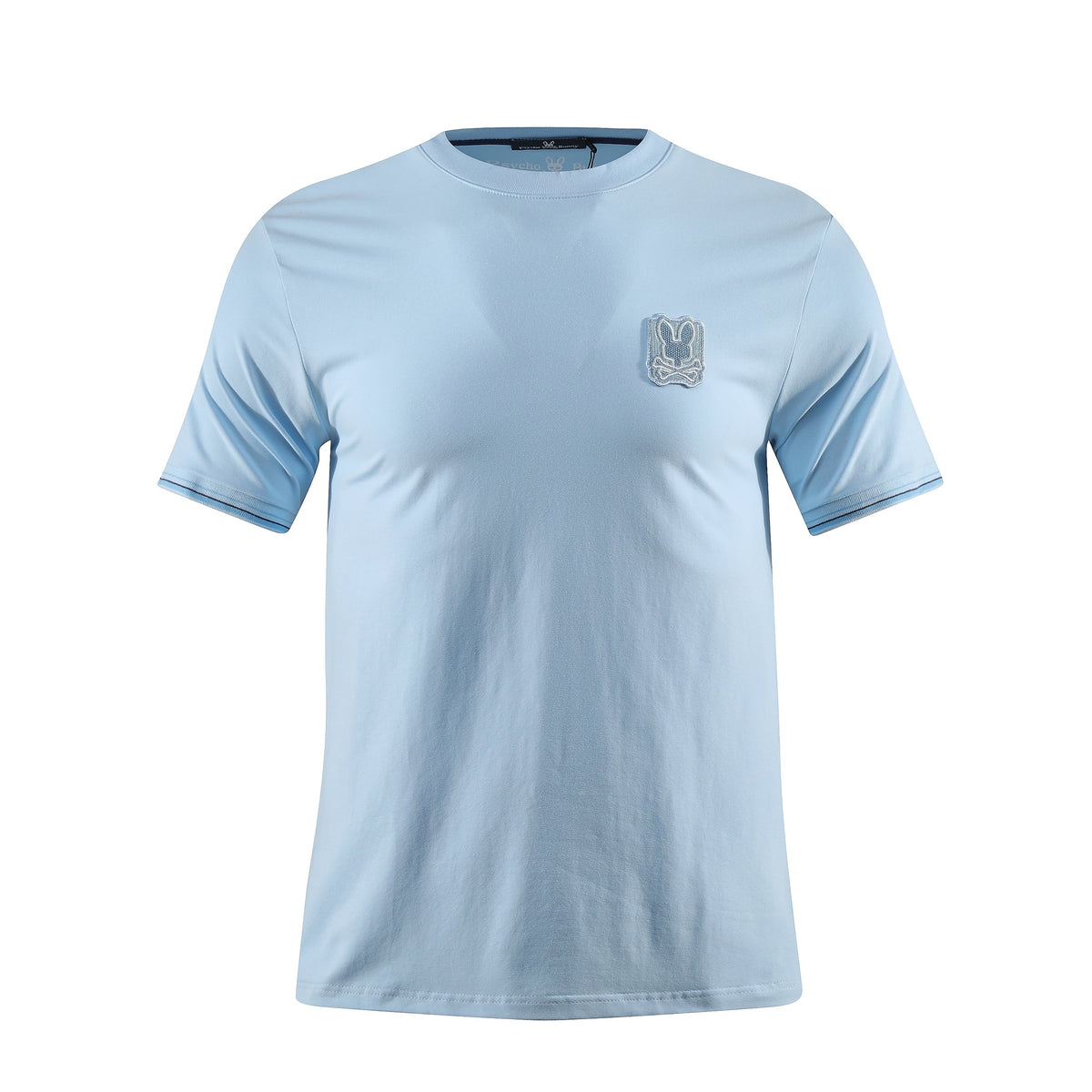 Camiseta 66677 Básica Azul Claro Para Hombre