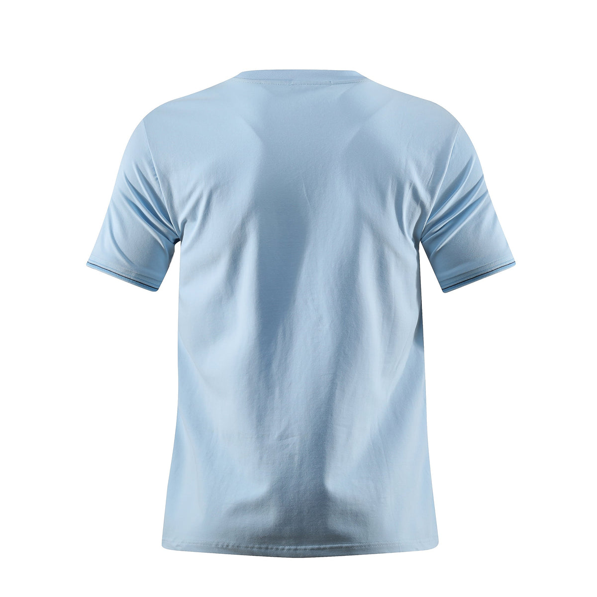 Camiseta 66677 Básica Azul Claro Para Hombre