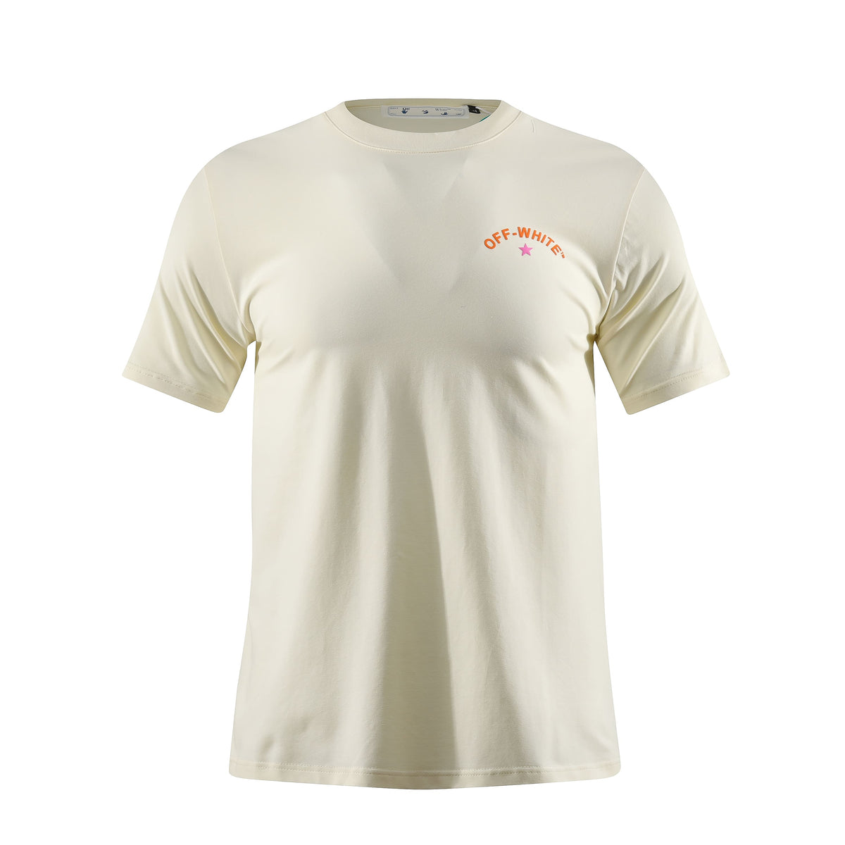 Camiseta 66792 Estampada Crema Para Hombre
