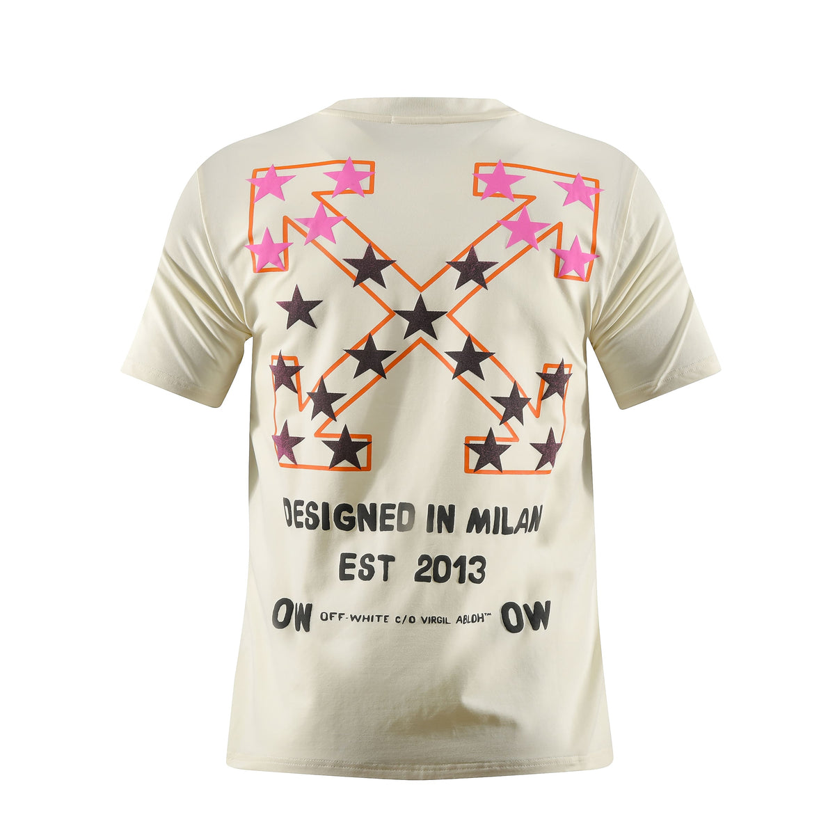 Camiseta 66792 Estampada Crema Para Hombre