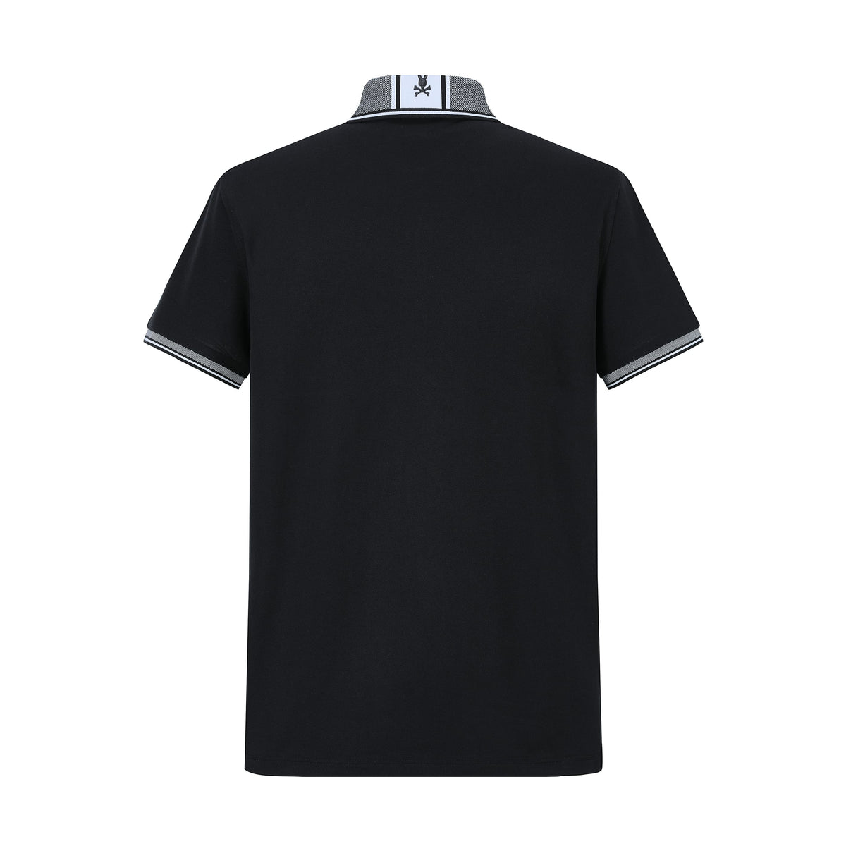 Camiseta 22371# Tipo Polo Negra Para Hombre
