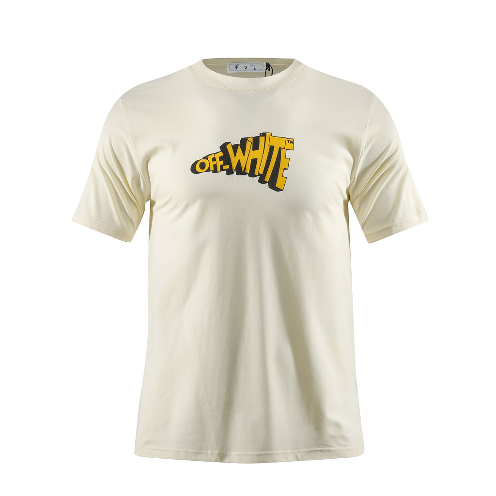Camiseta 66788 Estampada Crema Para Hombre