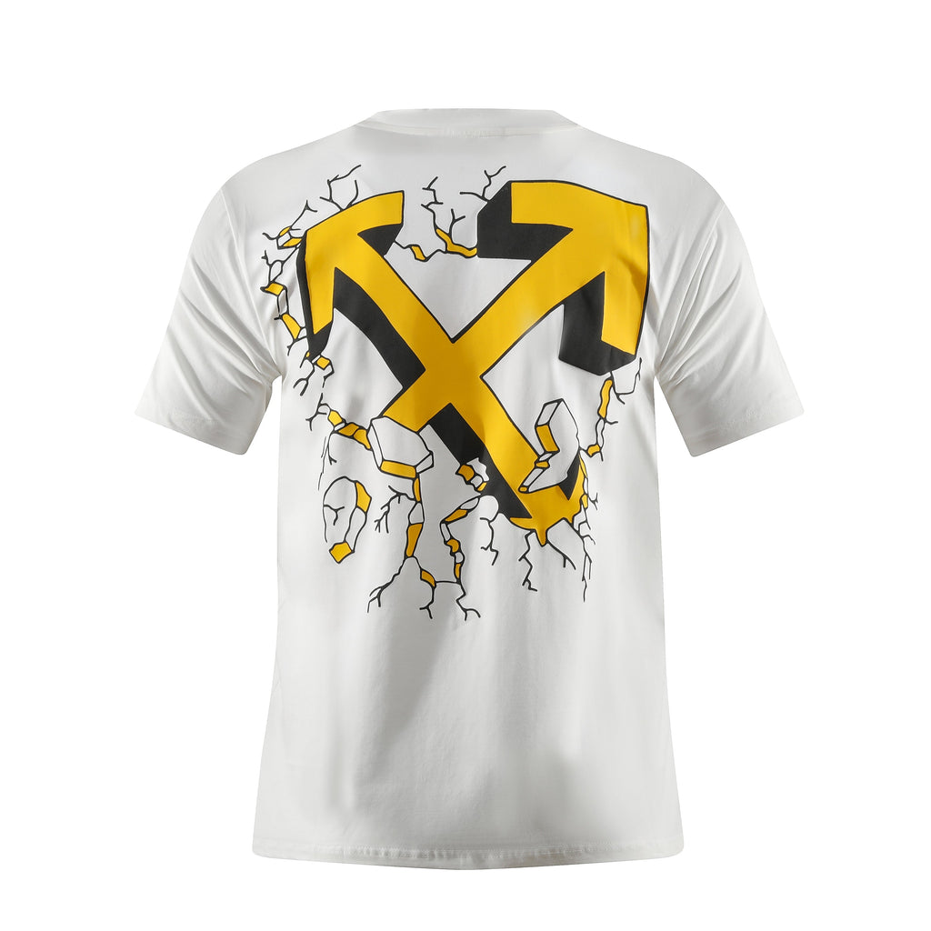Camiseta 66788 Estampada Blanca Para Hombre
