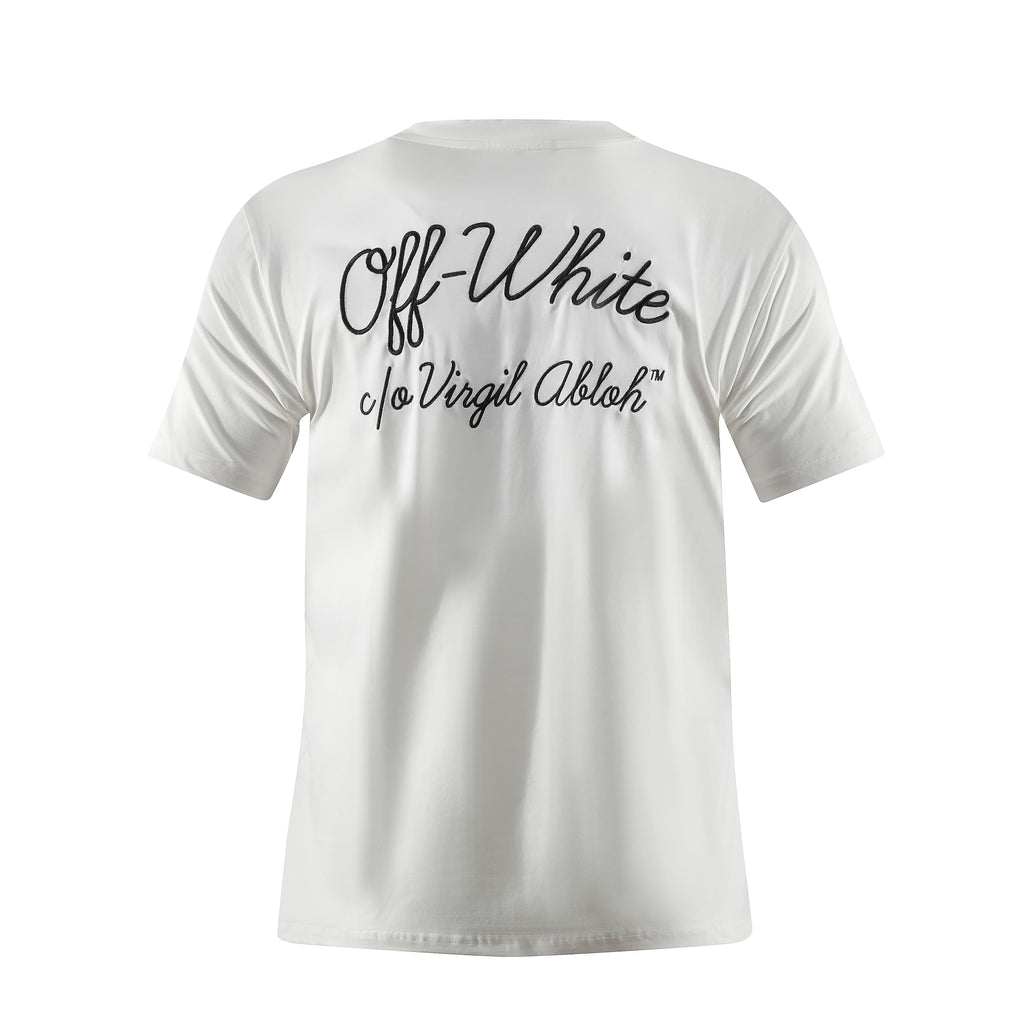 Camiseta 66789 Estampada Blanca Para Hombre