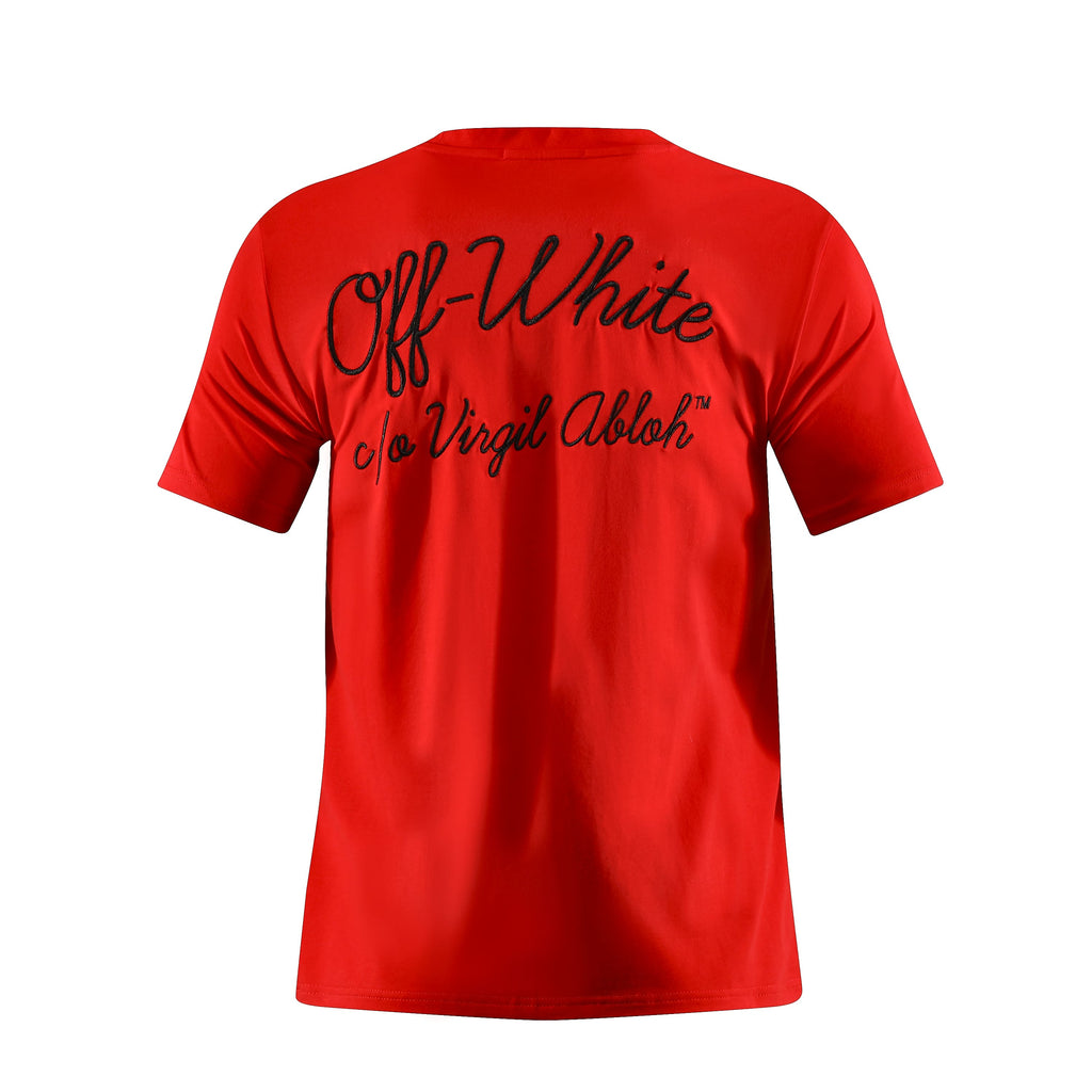 Camiseta 66789 Estampada Roja Para Hombre