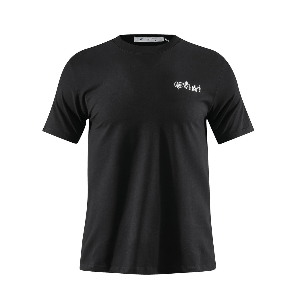Camiseta 66787 Estampada Negra Para Hombre