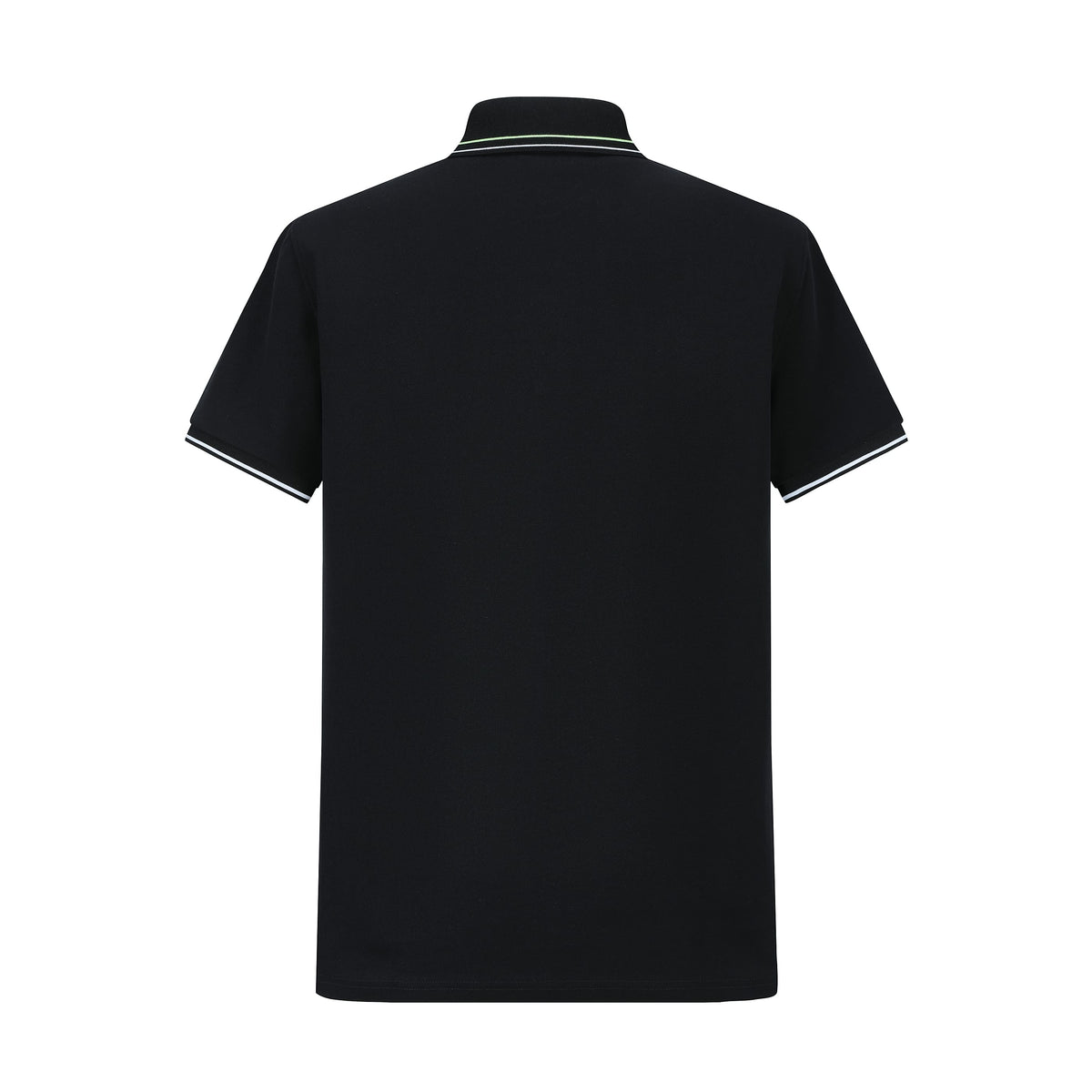 Camiseta 22470 Tipo Polo Negra Para Hombre