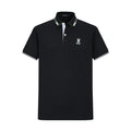 Camiseta 22470 Tipo Polo Negra Para Hombre