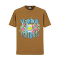 Camiseta 866519 Estampada Pickling Brown Para Hombre