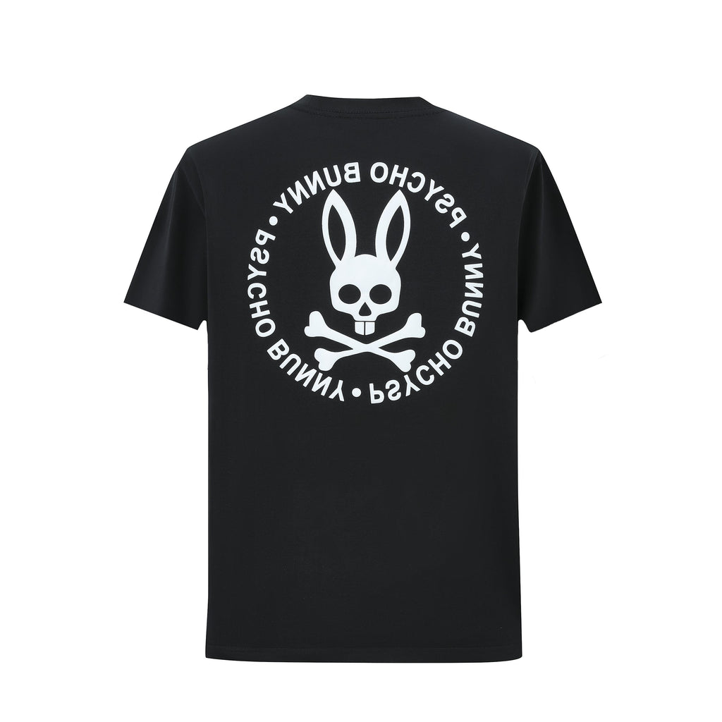 Camiseta 66624 Estampada Negra Para Hombre
