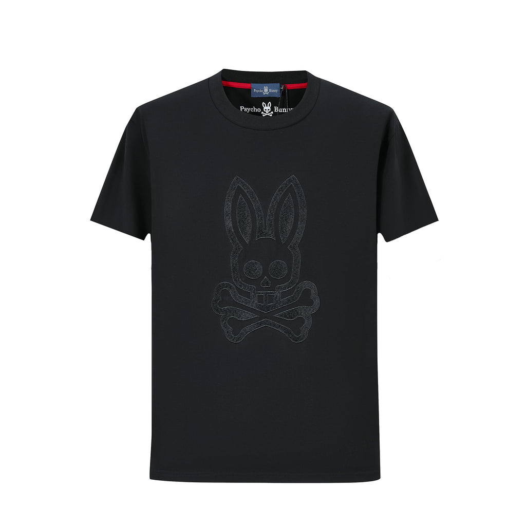 Camiseta 66633 Estampada Negra Para Hombre