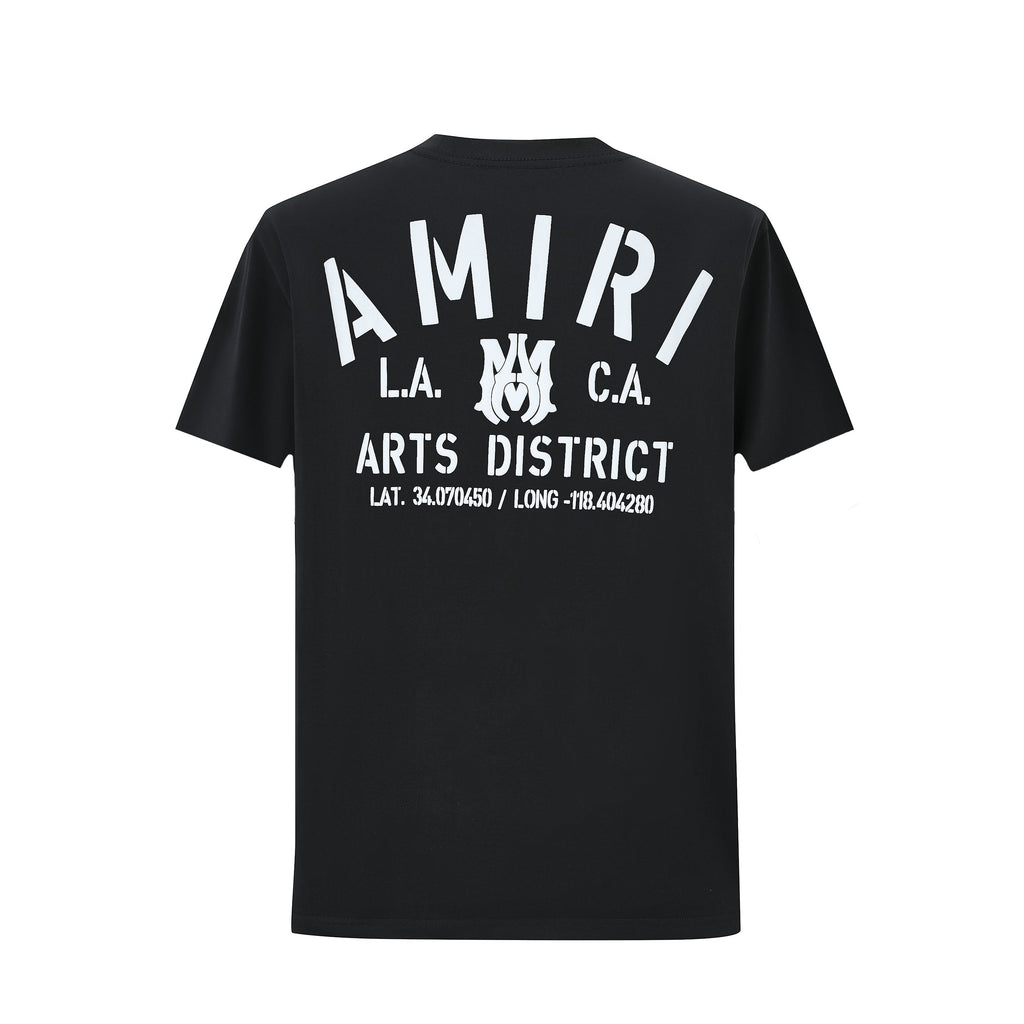 Camiseta 66641 Estampada Negra Para Hombre