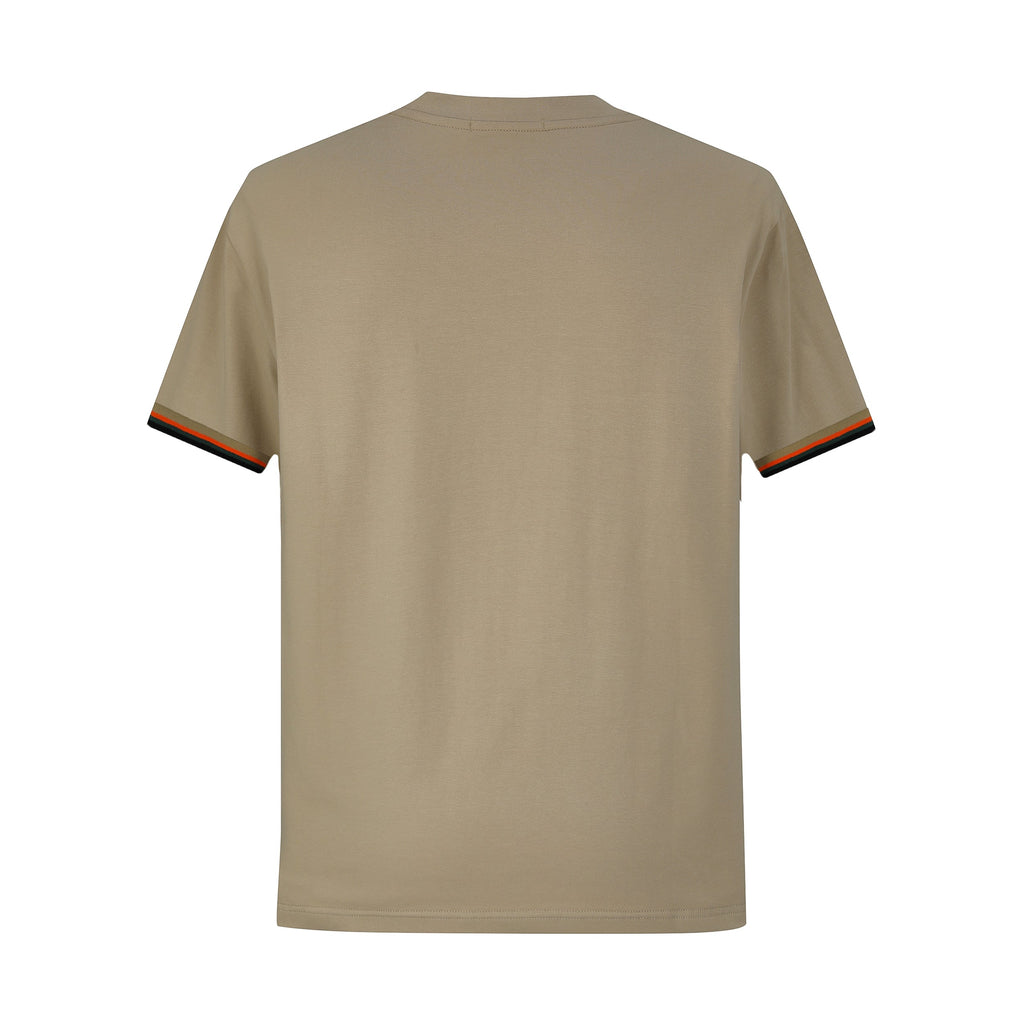 Camiseta 66433 Básica Gris Verde Para Hombre