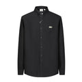 Camisa 50001 Negra Manga Larga Para Hombre