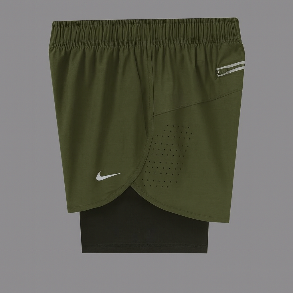 Pantaloneta Deportiva Verde Para Hombre Ref. PAN10