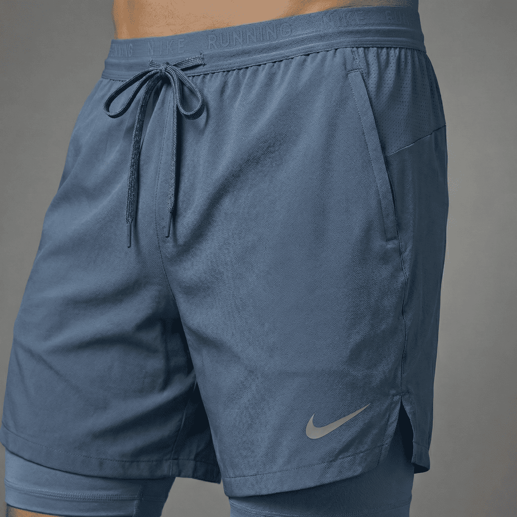 Pantaloneta Deportiva Azul Claro Para Hombre Ref. 10V1L-1