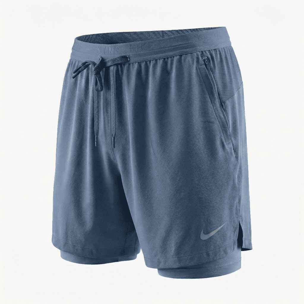 Pantaloneta Deportiva Azul Claro Para Hombre Ref. 10V1L-1