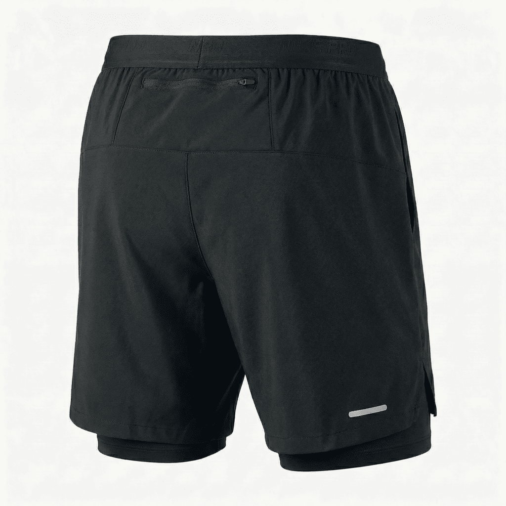 Pantaloneta Deportiva Negra Para Hombre Ref. 10V1L-1