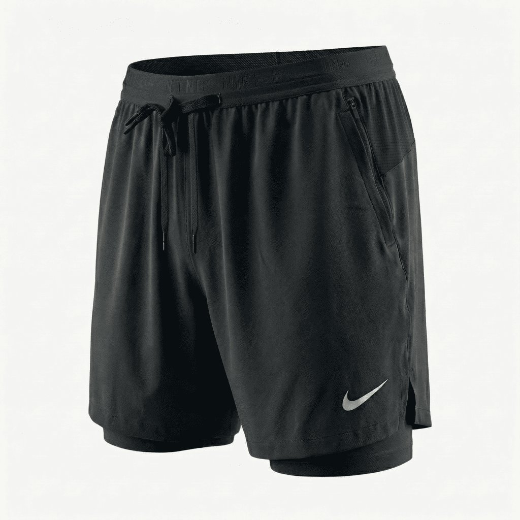 Pantaloneta Deportiva Negra Para Hombre Ref. 10V1L-1