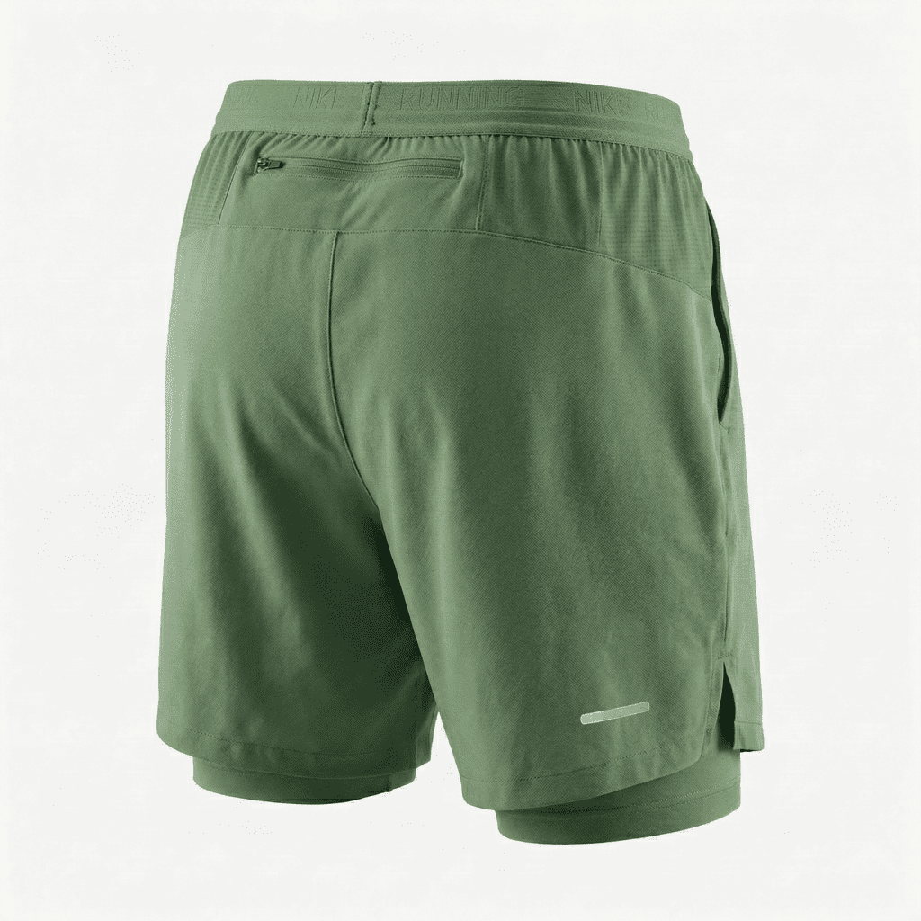Pantaloneta Deportiva Verde Oscuro Para Hombre Ref. 10V1L-1