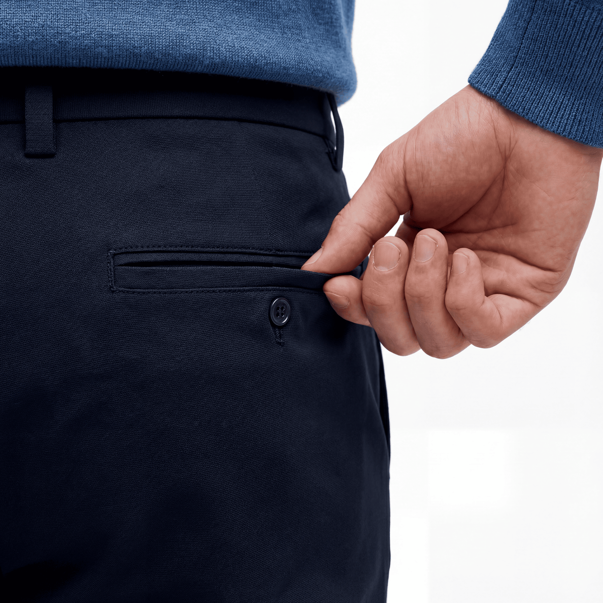 Pantalón PANTS01 Azul Oscuro Para Hombre
