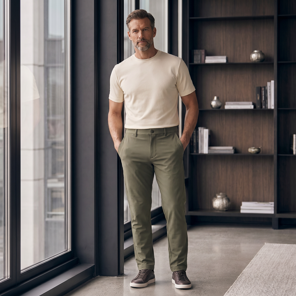 Pantalón 62360 Verde Oliva Para Hombre