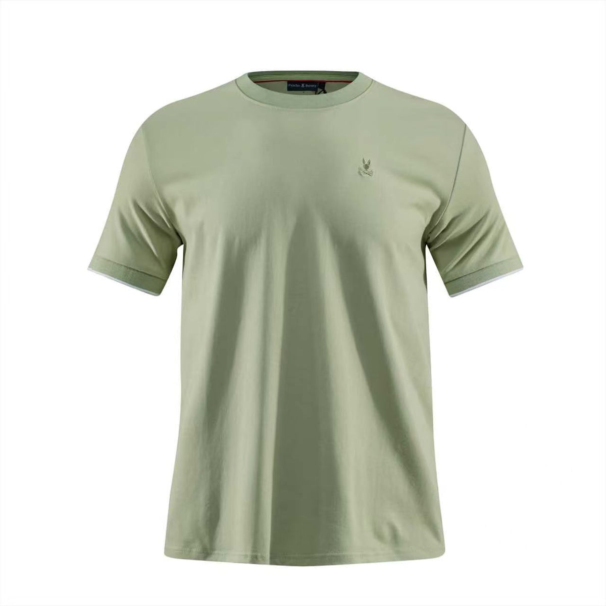 Camiseta -8088 Básica Verde Para Hombre