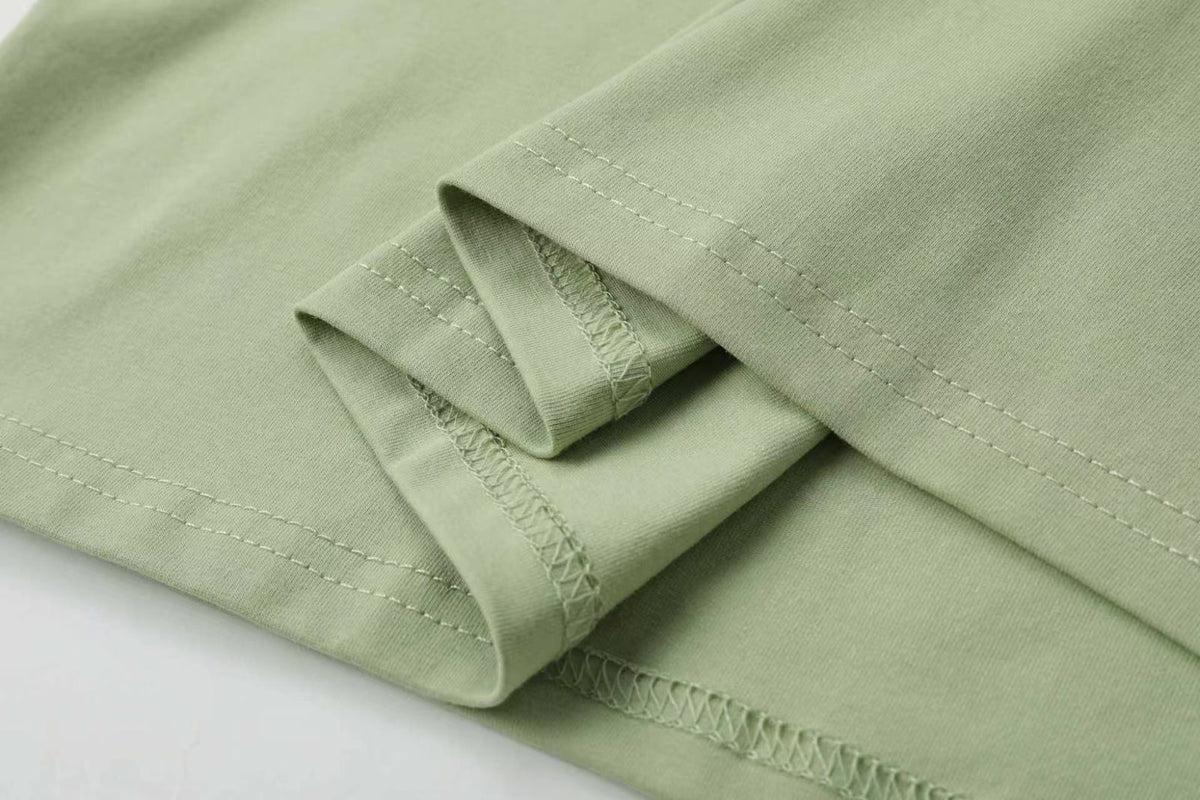 Camiseta -8088 Básica Verde Para Hombre