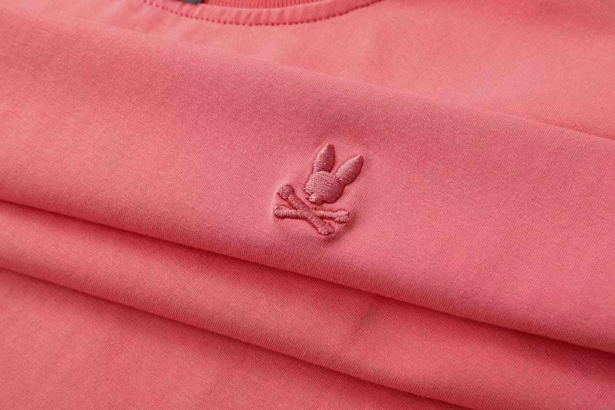 Camiseta -8088 Básica Rosada Para Hombre