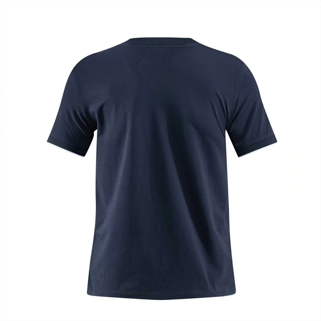 Camiseta -8088 Básica Azul Oscuro Para Hombre
