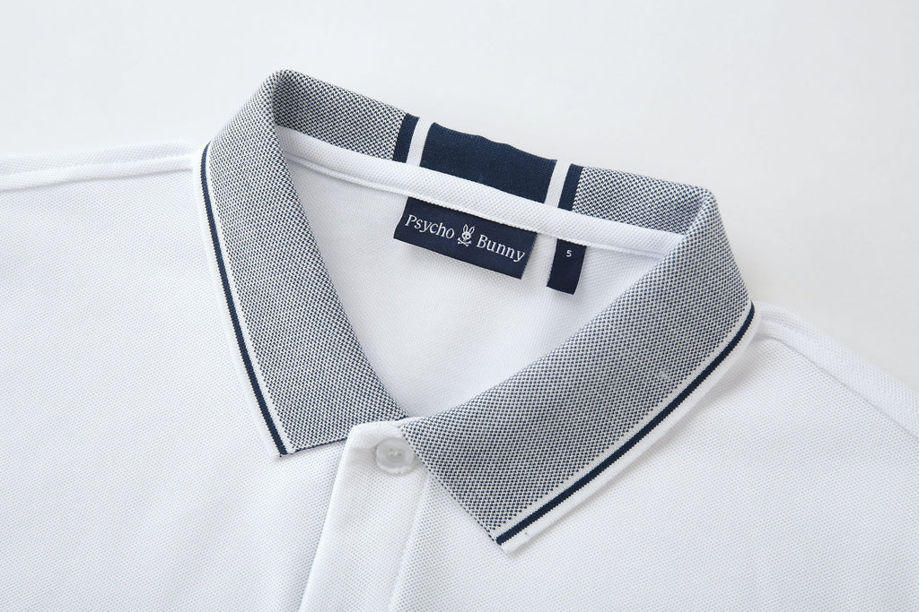 Camiseta 22371# Tipo Polo Blanca Para Hombre