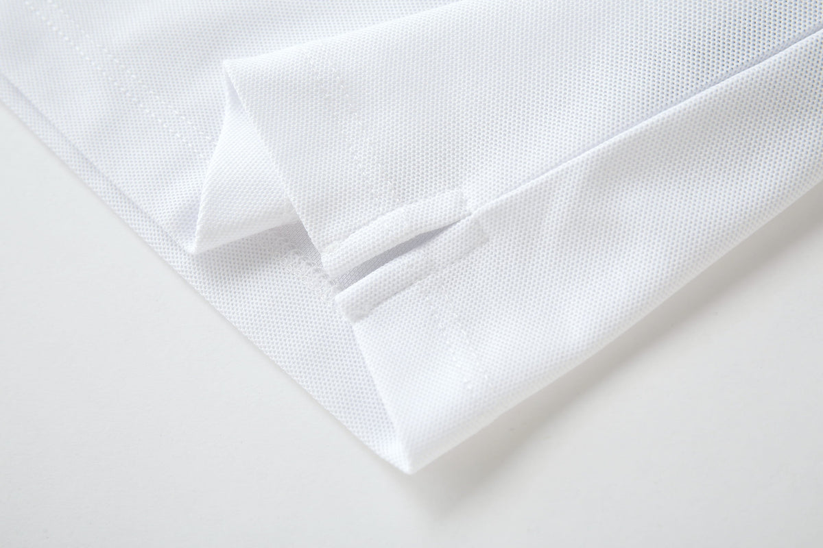 Camiseta 22371# Tipo Polo Blanca Para Hombre
