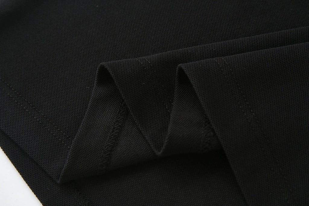 Camiseta 22371# Tipo Polo Negra Para Hombre