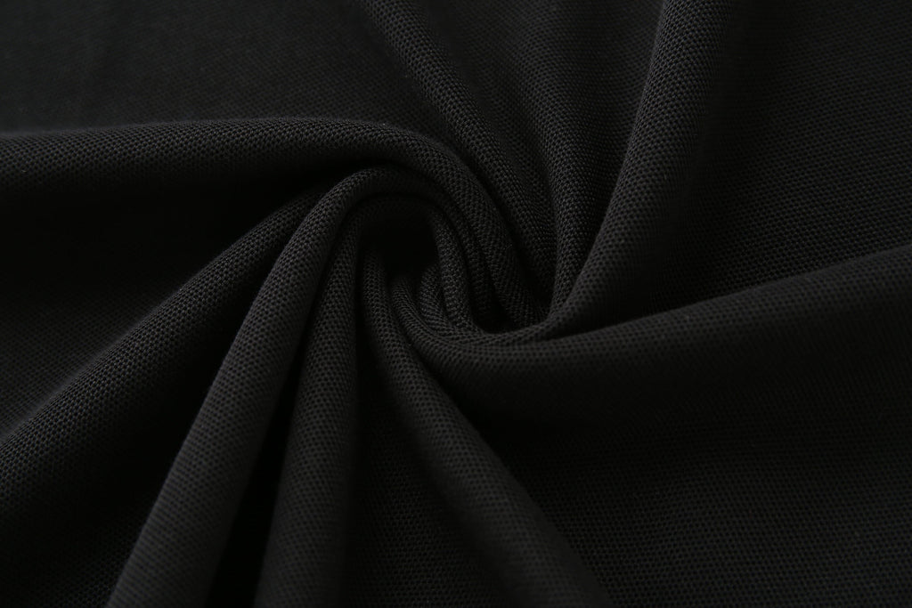Camiseta 22371# Tipo Polo Negra Para Hombre