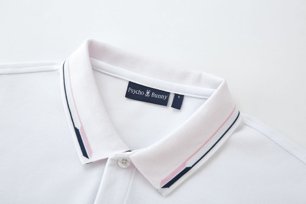 Camiseta 22470 Tipo Polo Blanca Para Hombre
