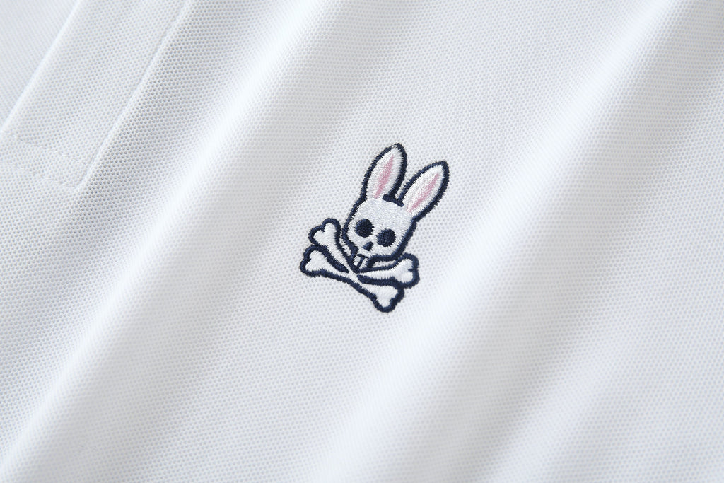 Camiseta 22470 Tipo Polo Blanca Para Hombre
