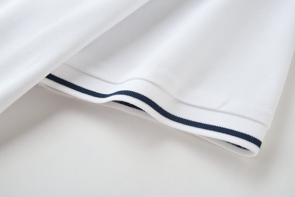 Camiseta 22470 Tipo Polo Blanca Para Hombre