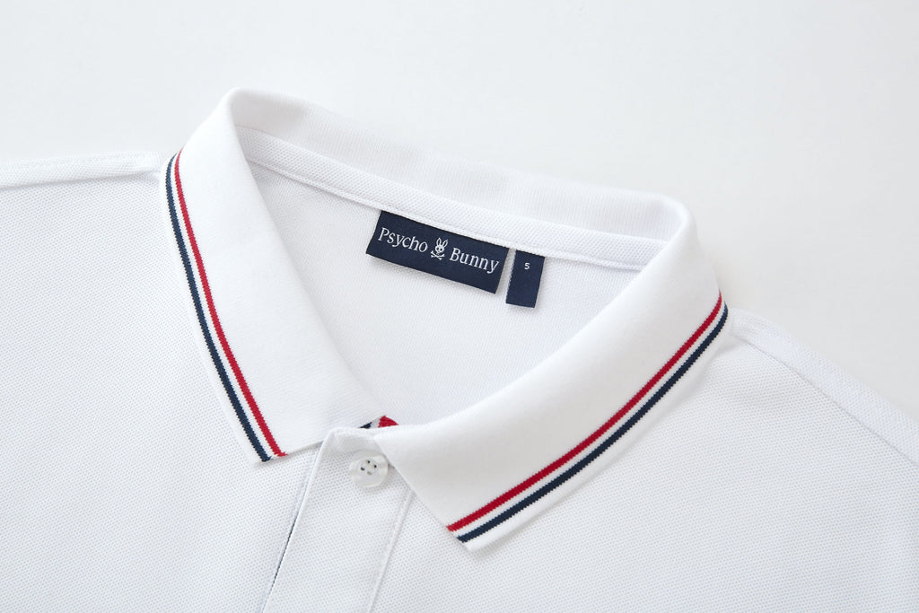 Camiseta 22472# Tipo Polo Blanca Para Hombre
