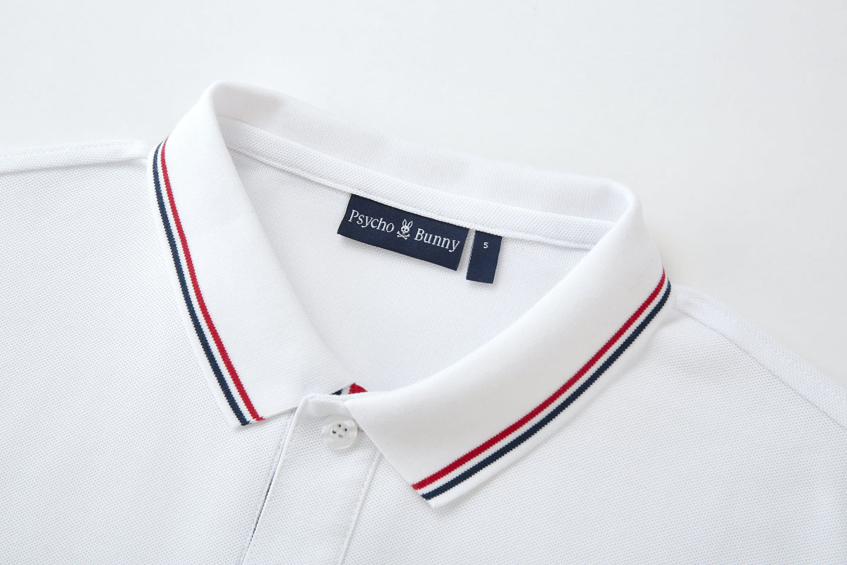 Camiseta 22472# Tipo Polo Blanca Para Hombre