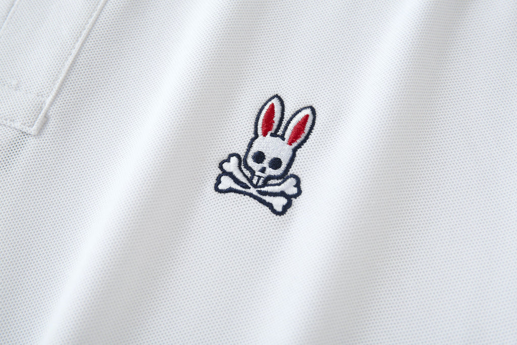 Camiseta 22472# Tipo Polo Blanca Para Hombre