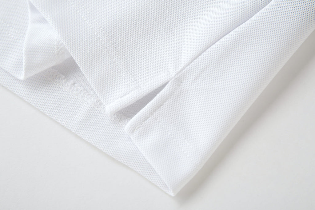 Camiseta 22472# Tipo Polo Blanca Para Hombre