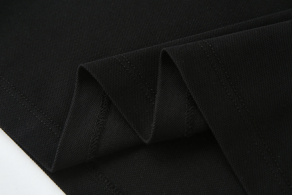 Camiseta 34595# Tipo Polo Negra Para Hombre