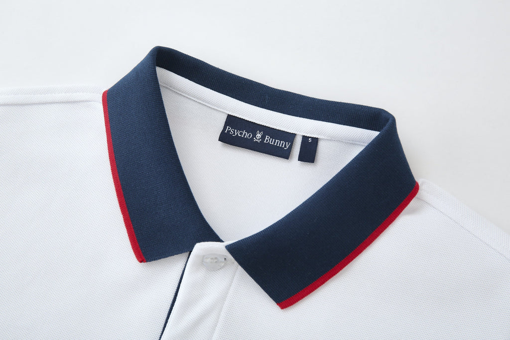 Camiseta 34595# Tipo Polo Blanca Para Hombre