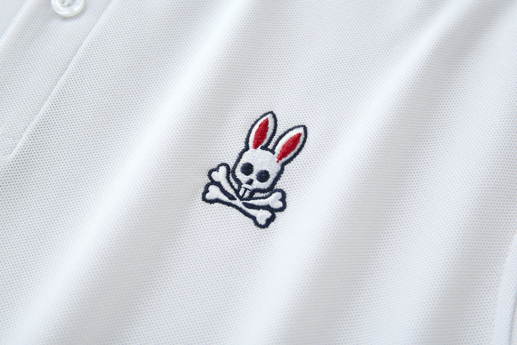 Camiseta 34595# Tipo Polo Blanca Para Hombre