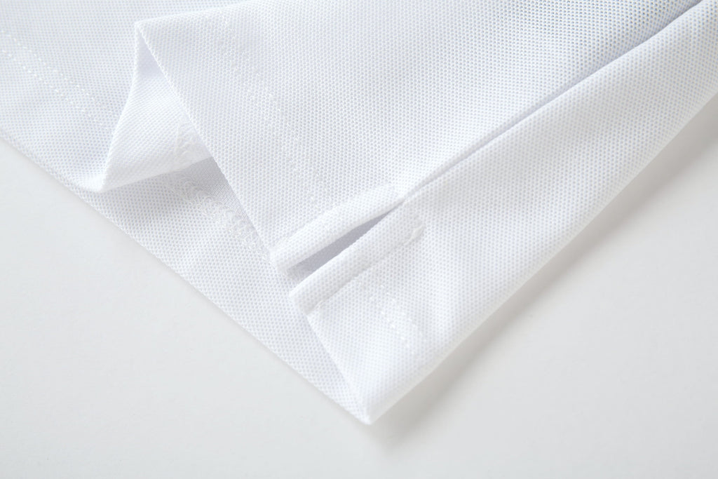 Camiseta 34595# Tipo Polo Blanca Para Hombre