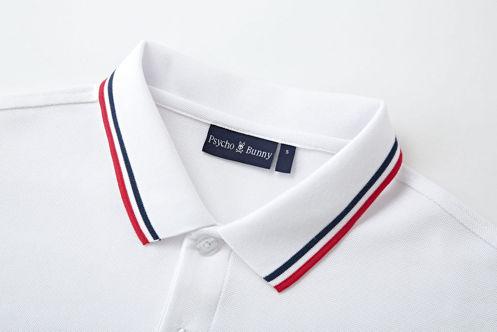 Camiseta 34592# Tipo Polo Blanca Para Hombre