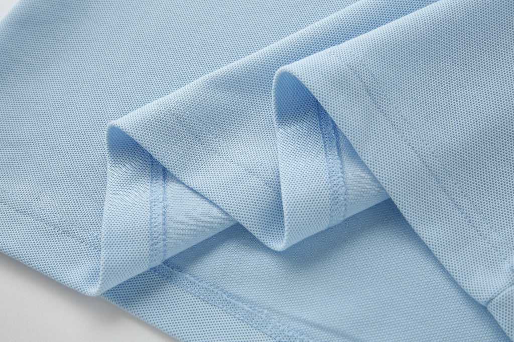 Camiseta 13605# Tipo Polo Azul Para Hombre