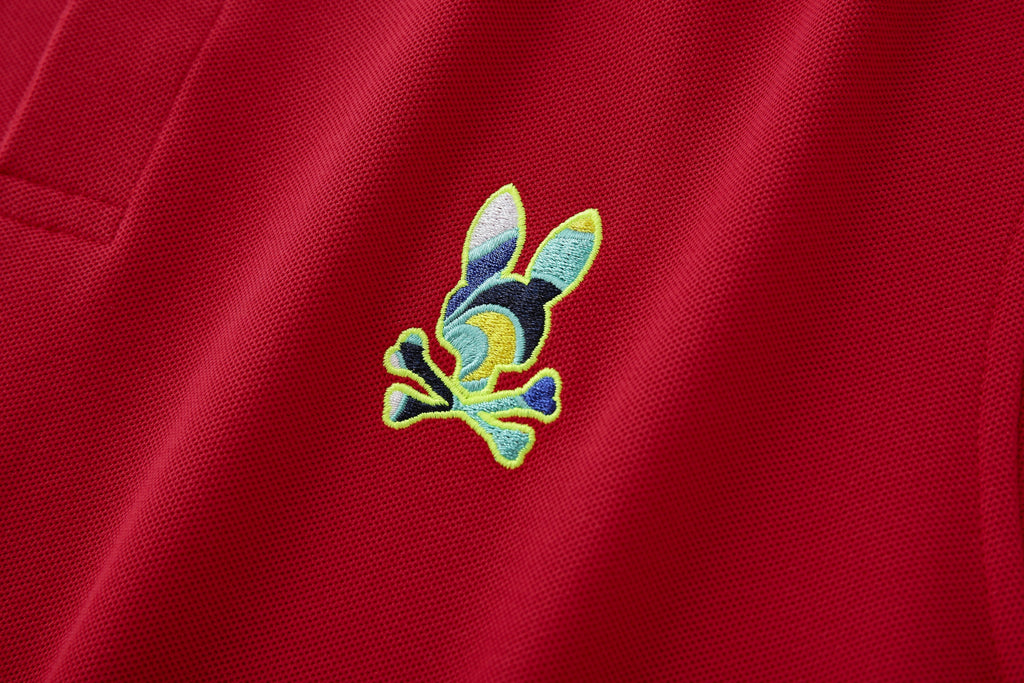 Camiseta 13605# Tipo Polo Roja Para Hombre