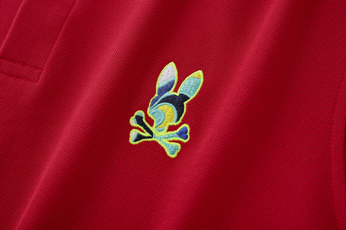 Camiseta 13605# Tipo Polo Roja Para Hombre