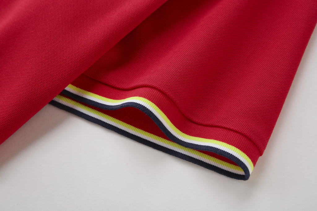 Camiseta 13605# Tipo Polo Roja Para Hombre